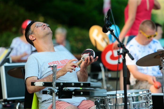 Repetitie van de Jostiband in Zwammerdam, ruim een jaar geleden.