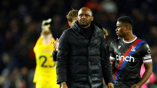 Crystal Palace zet Patrick Vieira na twaalf duels zonder zege op straat