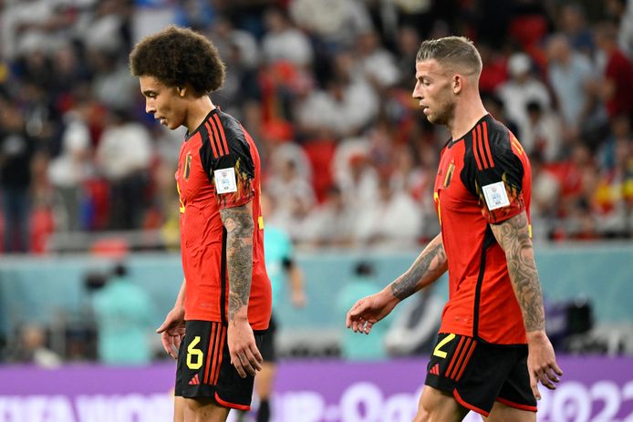 Witsel en Alderweireld tijdens het WK.