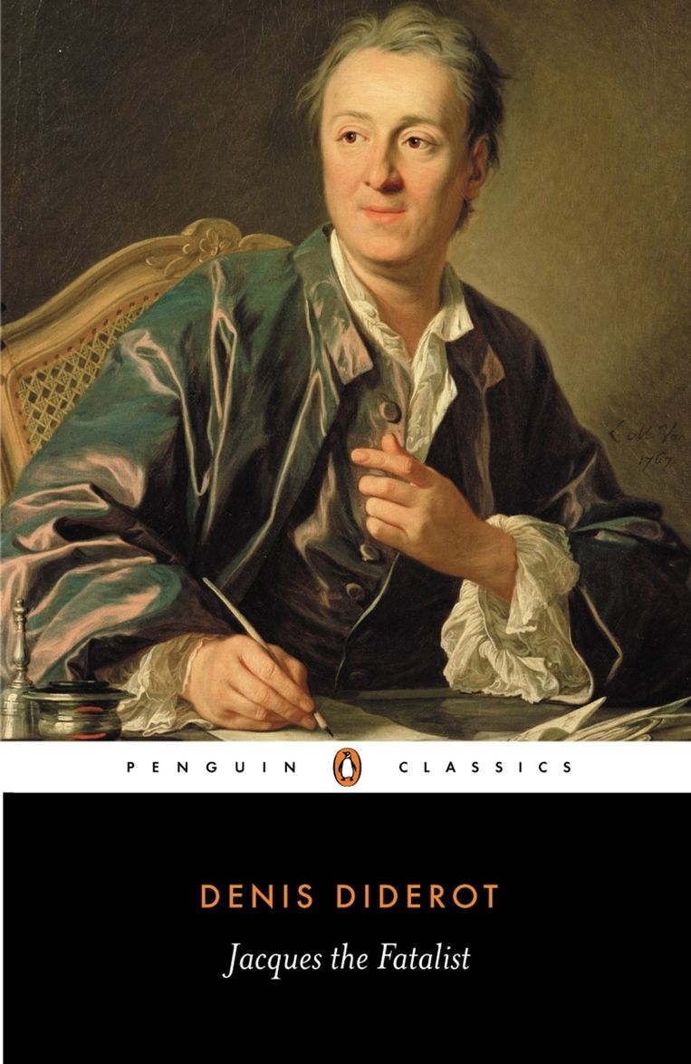 Penguin Classics, met Diderots portret door Van Loo, 1986. Beeld Penguin