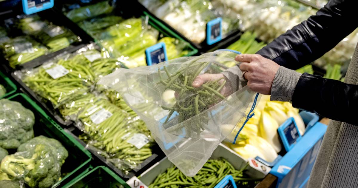 erts walgelijk Jurassic Park Supers stoppen met gratis plastic en papieren zakjes groenten en fruit |  Koken & Eten | AD.nl