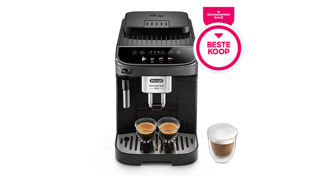 Deze volautomatische espressomachine komt als beste uit de test