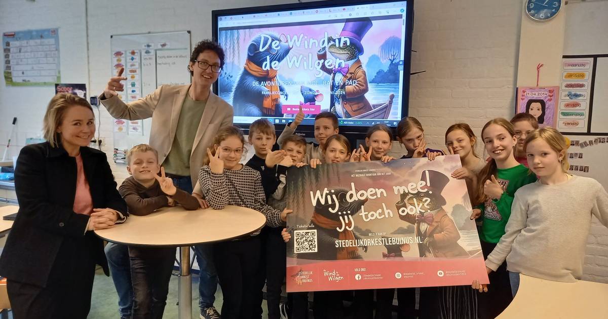 Scholieren in hoofdrol bij familievoorstelling ‘Wind in de Wilgen’ met Deventer musicalster Guus Bos