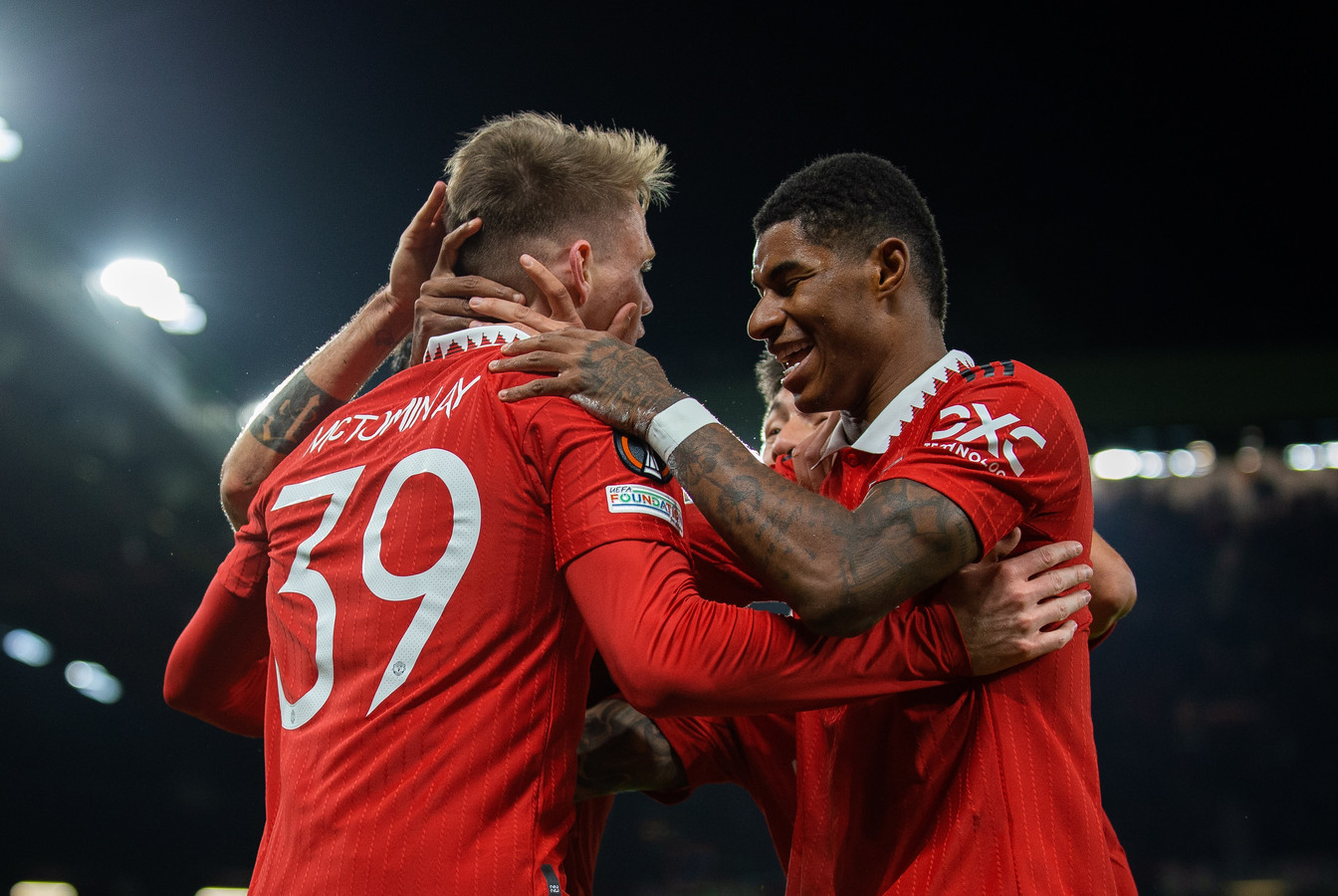 Manchester United weet in extremis de drie punten te bemachtigen F picture Manchester United weet in extremis de drie punten te bemachtigen F