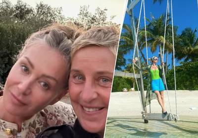 CELEB 24/7. Ellen DeGeneres viert haar jubileum en Paris Hilton zit op een tropisch eiland