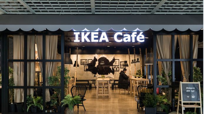 IKEA Café in Beijing, China.