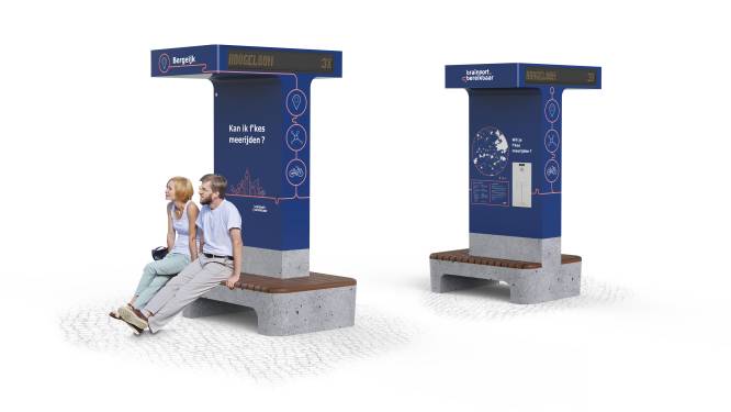 In de Kempen kun je binnenkort bij een speciale liftzuil gaan staan