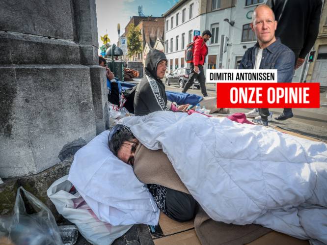 ONZE OPINIE. “Schrijnende beelden van buitenslapers en toch blijft België ‘te aantrekkelijk’ voor asielzoekers”