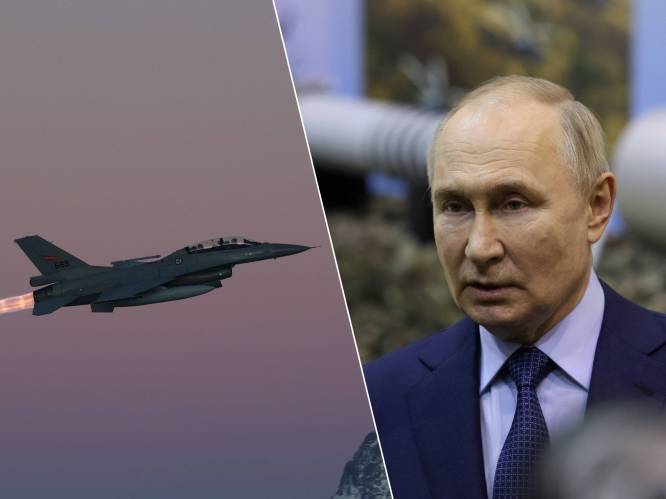 Poetin noemt Russische aanval op NAVO-landen “complete onzin”, maar waarschuwt wel voor westerse F-16's