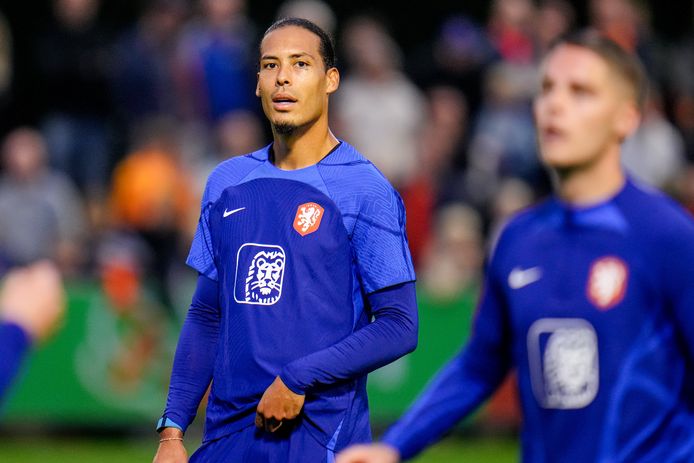 Virgil van Dijk with the Dutch national team.