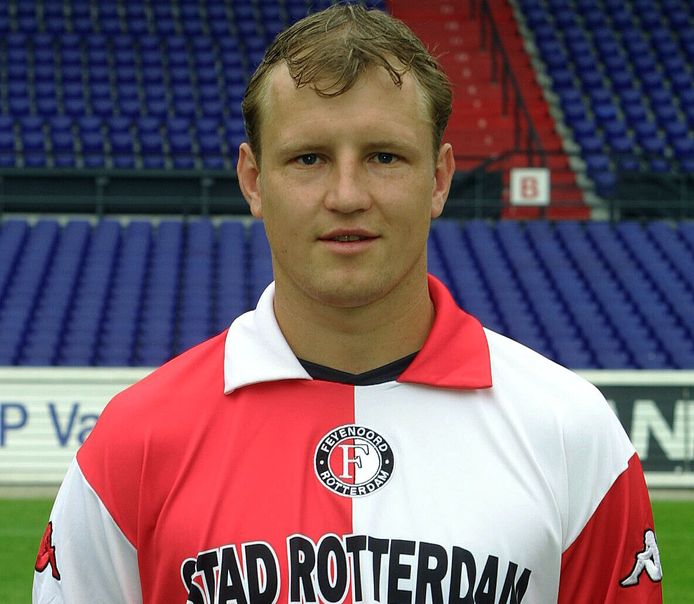Stephen Laybutt in het shirt van Feyenoord.
