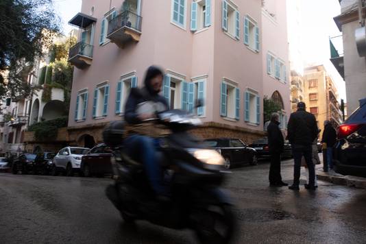 La résidence de Carlos Ghosn à Beyrouth, Liban.