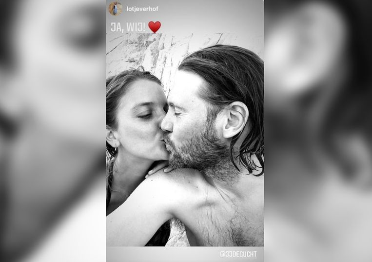Charlotte Verhofstadt en Jean-Jacques De Gucht maakten hun relatie bekend op Instagram. Beeld Instagram