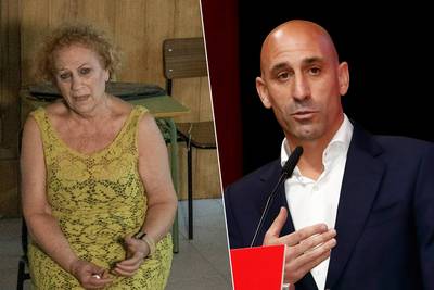 Hongerstakende mama van geschorste Spaanse voetbalvoorzitter Rubiales naar ziekenhuis afgevoerd