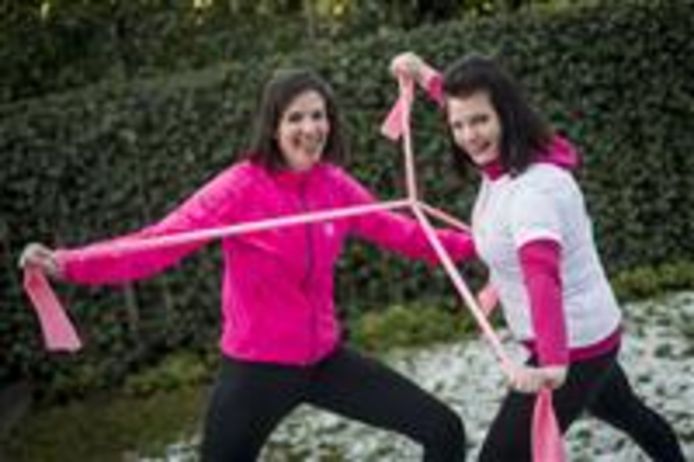 Oprichtster Lotte Hulshof van Mom in Balance in Twente en fysiotherapeute Dorien Westra die de workouts in Hengelo gaat geven.