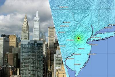 Naschok van 4.0 in New York nadat aardbeving van 4.8 in de ochtend metropool en omgeving opschrikte
