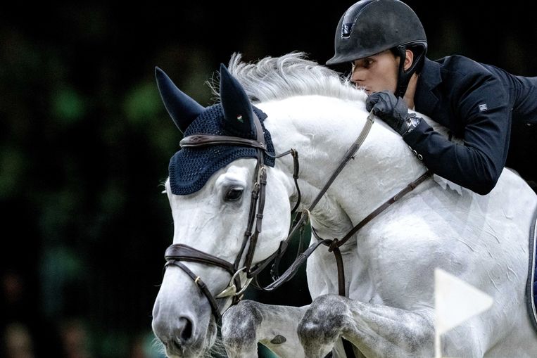 Lars Kersten, de benjamin en revelatie, in actie bij The Dutch Masters. Beeld ANP / Sander Koning
