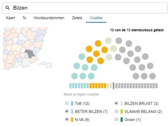De meerderheid in Bilzen gaat verder, maar met een nieuwe burgemeester.