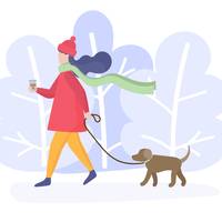 Dit is waarom je moet oppassen als je met je hond wandelt als het vriest