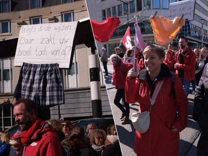 KIJK. 5.200 betogers komen in onderbroek op straat in Brussel tegen slechte omstandigheden in het onderwijs