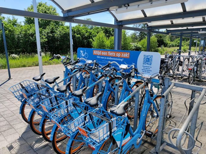 Blue Bike-fietsen.