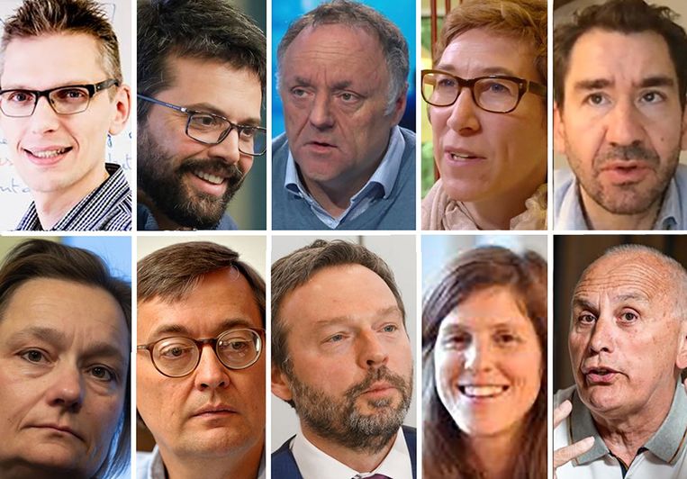 Deze tien experts moeten België uit lockdown halen. Beeld Belga/Photo News/VTM