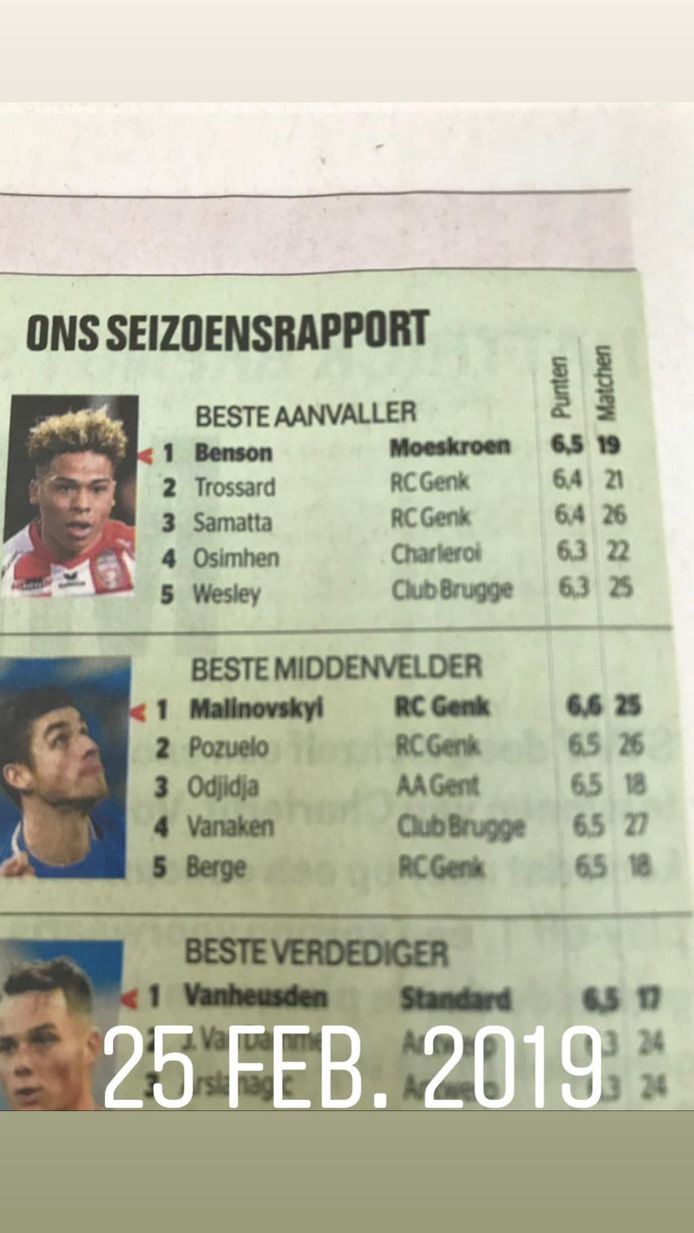 Manuel Benson uitte z'n ongenoegen op Instagram.