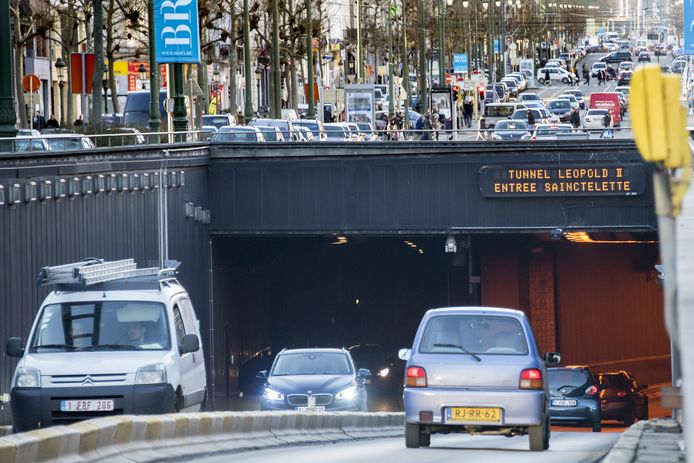 De Leopold II-tunnel zal overdag geopend zijn.