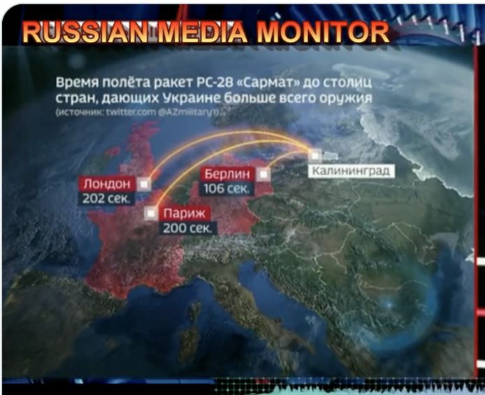 Les débats à la télévision russe d'Etat prennent une tournure de plus en plus inquiétante.