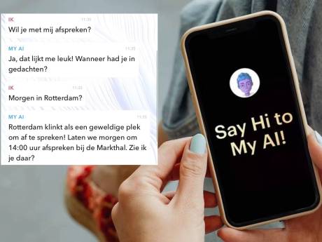 Nieuwe functie Snapchat wil met kinderen afspreken: 'Zie ik je vanavond? Ik ben een echt persoon!’