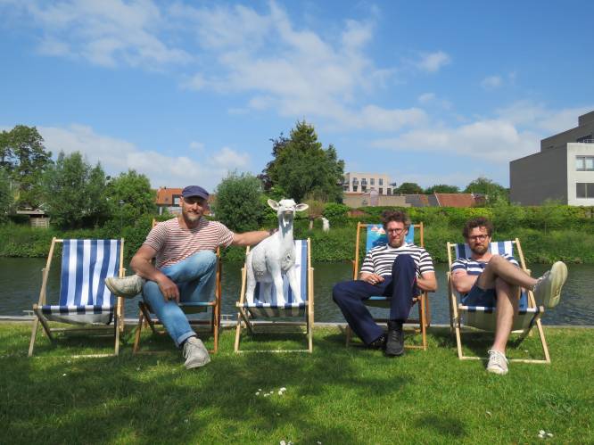 BIJNA OPEN. Trossen los! Jonah, Elias en Jonas openen straks De Vaarbar in Geitepark: “Bootje varen, maar ook brunchen en magneetvissen”