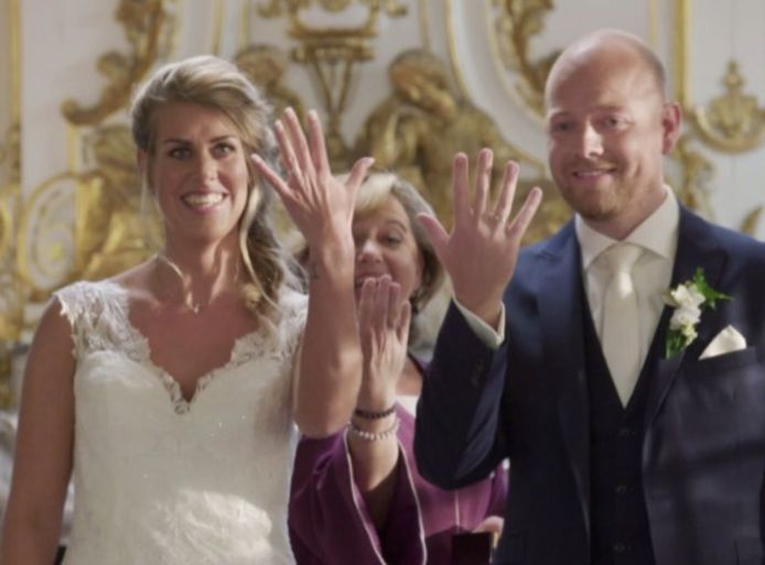 Sanne en Thierry in Married At First Sight.