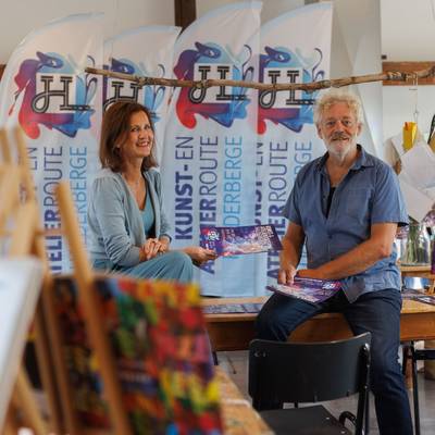 Kunst- en Atelierroute Halderberge groeide uit tot grote meet and greet: ‘Ineens blijkt je buurman k