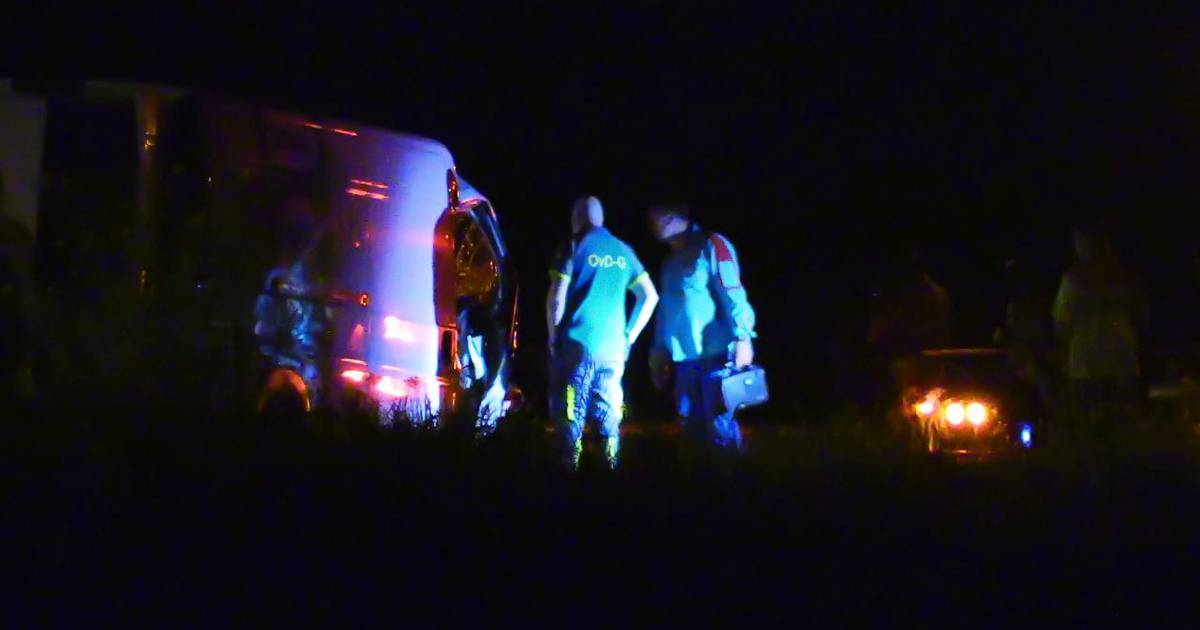 Zware aanrijding op A1 bij Bornerbroek.