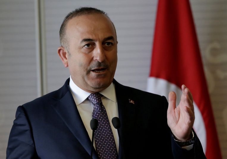De Turkse minister van buitenlandse zaken Mevlut Cavusoglu. Beeld REUTERS