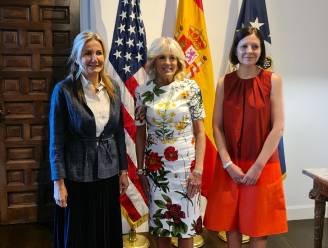 Echtgenote premier De Croo bespreekt situatie van vrouwen in Oekraïne met Jill Biden en echtgenote van Griekse premier