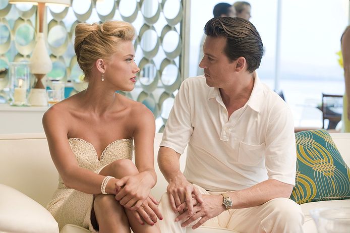 Johnny Depp en Amber Heard ontmoetten elkaar op de set van ‘The Rum Diary’.