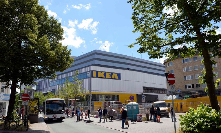 Woonwarenhuis Ikea gelooft in kleinere stadswinkels, zoals hier in Hamburg.   Beeld Reuters