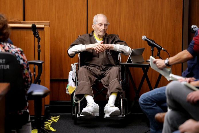 Robert Durst in de rechtbank.