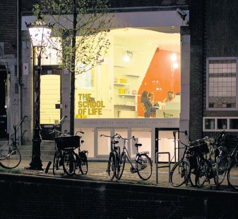 The School of Life aan de Herengracht in Amsterdam. Beeld Francois Luxembourg