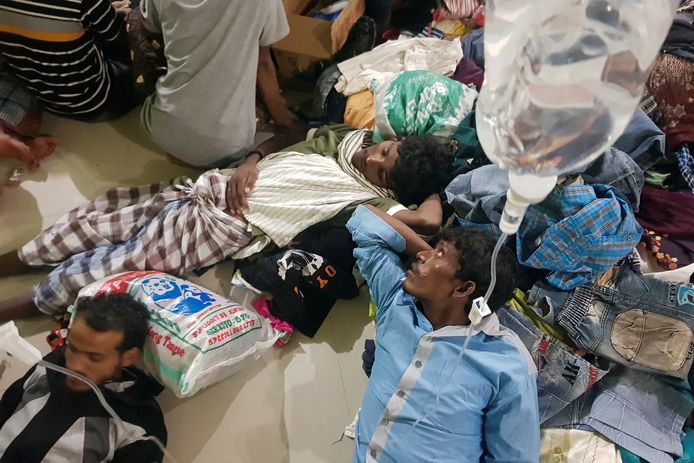 Pengungsi Rohingya tiba di Aceh.