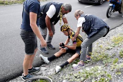 Bennett loopt ondanks twee valpartijen ‘geen ernstige verwondingen’ op