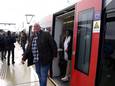 Ed Schelvis stapte als eerste uit de metro.