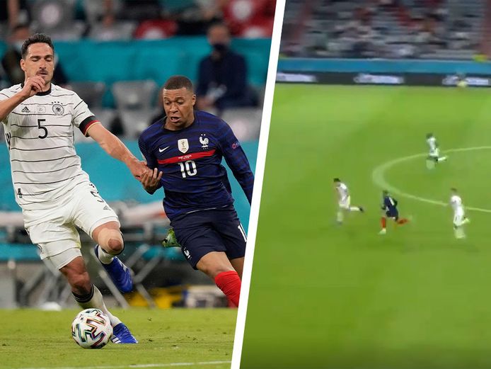 Mbappé bezorgde Hummels een verkoudheid.