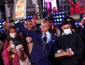 Eric Adams legt op Times Square eed af als nieuwe burgemeester van New York