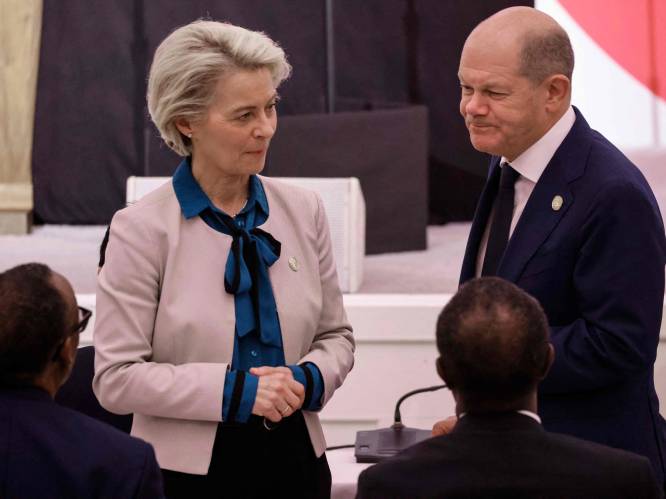 Scholz en Von der Leyen: Marshallplan-strategie nodig voor wederopbouw Oekraïne