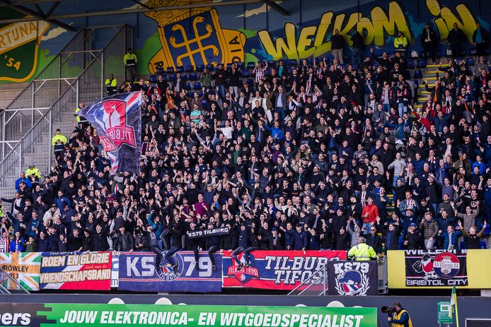 Geen jubileumfeest voor de supporters van Willem II.