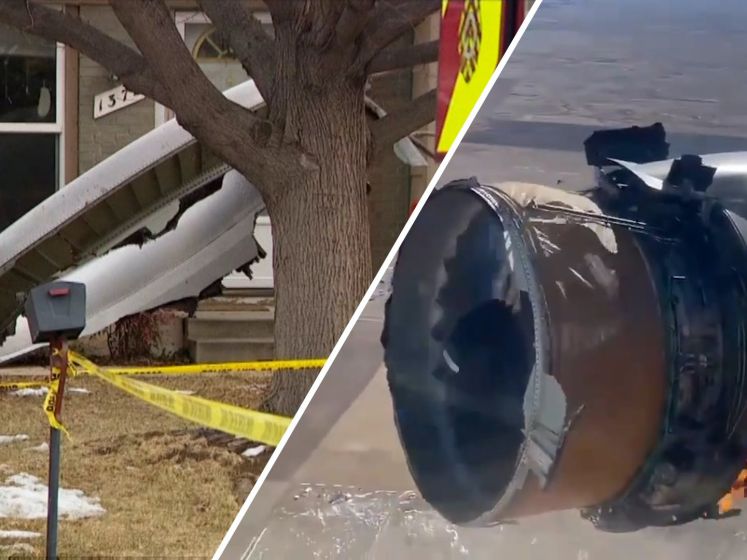 Vliegtuigonderdelen vallen op straat: 'Dacht dat het een trampoline was'