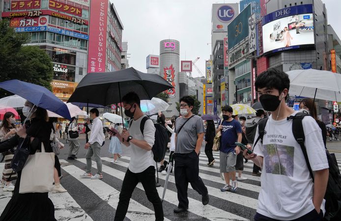 Japanners komen in het griepseizoen meestal niet buiten zonder mondmasker.