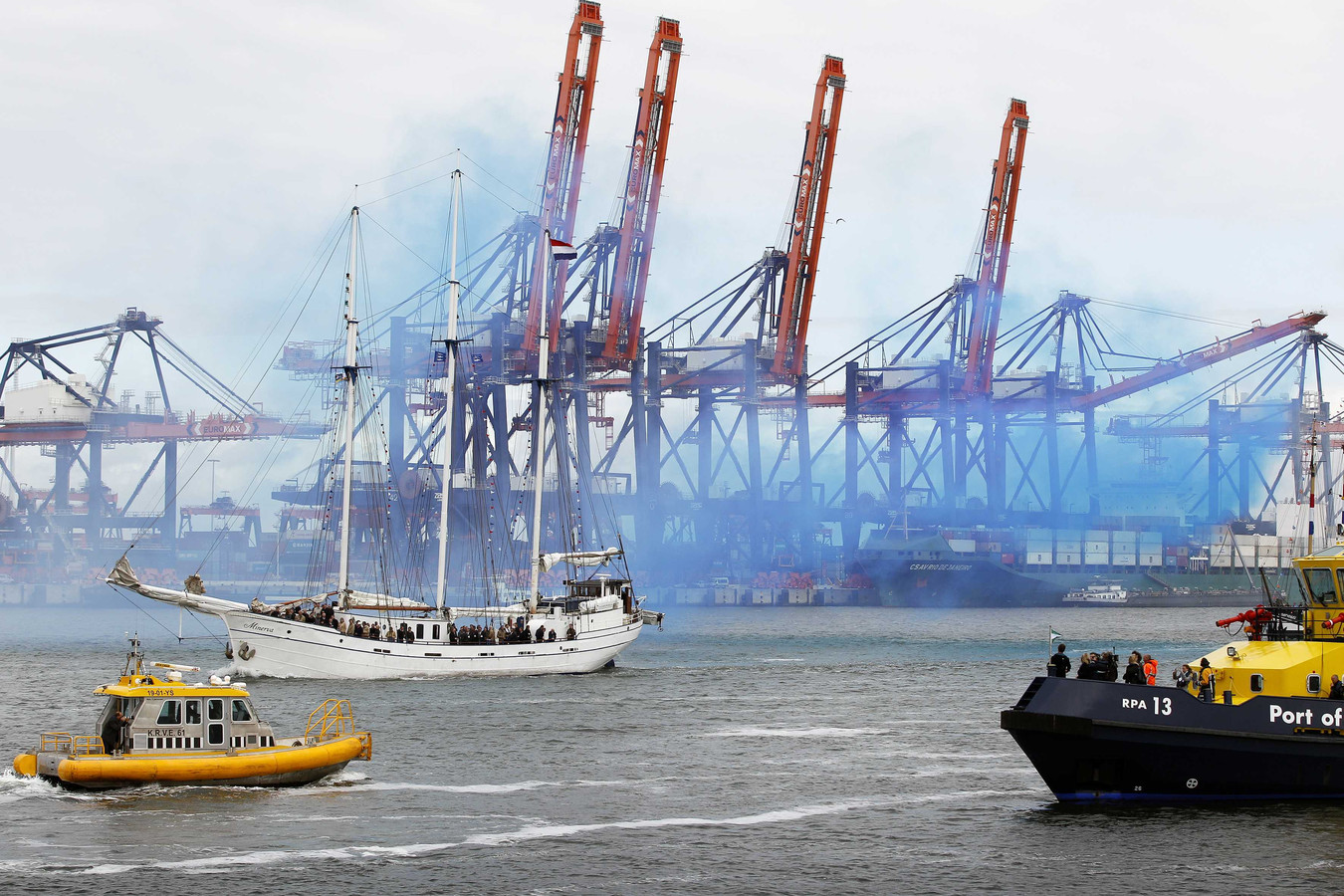 Ernstige incidenten in Rotterdamse haven meteen